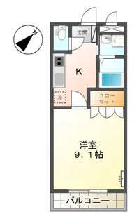 PLASIR(プレジール)【2階】の間取り