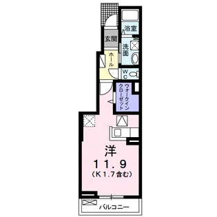 クイーンズ・ガーデンⅡ A【1階】の間取り