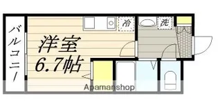 KATSURAGI VILLE D棟【311号室】の間取り