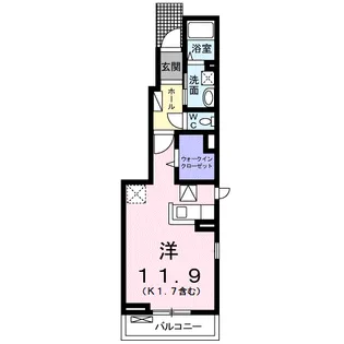 アヴァンツァート ヴィアーレⅠ【1階】の間取り