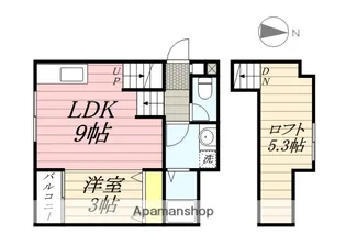 シャーンティ前原【2階】の間取り