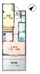 サクシード1【1階】の間取り