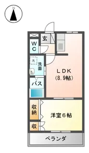 アーバンコート南風台Ⅱ【2階】の間取り