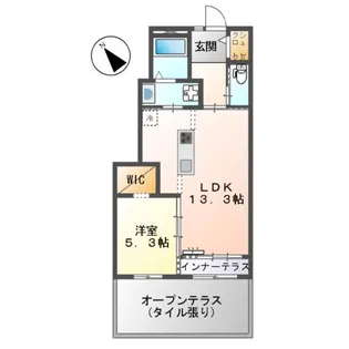 ワン・ステップ【00105号室】の間取り