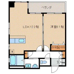 グリーンフォート三嶋【2階】の間取り