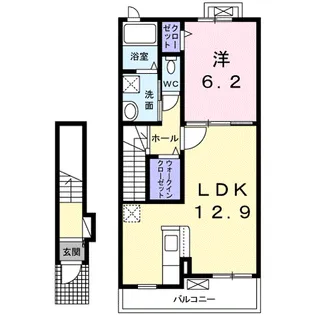 ピンズ原Ⅰ【2階】の間取り