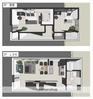 ラクール潤【B棟2号室】の間取り