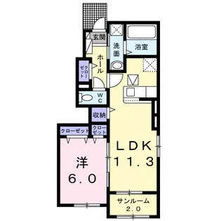 かがみ CVO 夏【1階】の間取り