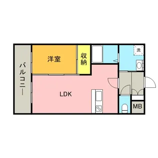 福岡県福岡市西区泉3丁目【アパート】の間取り