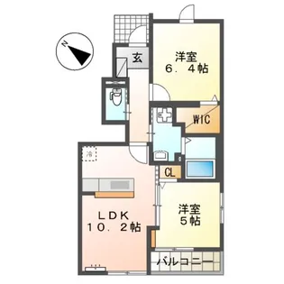 ファミールスクエア【1階】の間取り