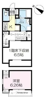 福岡県福岡市西区周船寺2丁目【アパート】の間取り