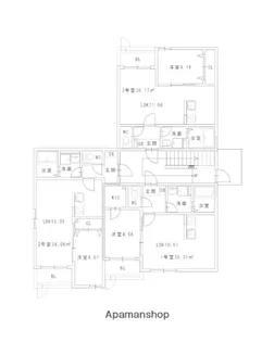 シャロム周船寺【201号室】の間取り