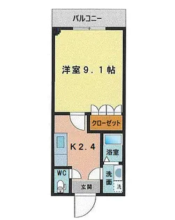 サンパティオ【2階】の間取り