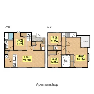 福岡県糸島市二丈深江9丁目【一戸建】の間取り