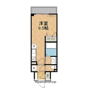 ZENITH BURGE(ゼニスバージュ)【314号室】の間取り