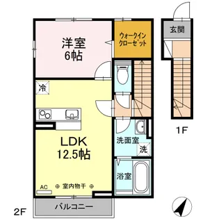 ラカーサ ノン【2階】の間取り