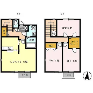 エコシス 7【105号室】の間取り