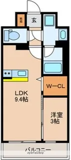 1LDKの間取り画像
