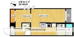 REGALEST周船寺駅前【1階】の間取り