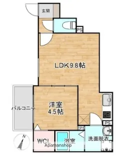 CRECIA荻浦【2階】の間取り
