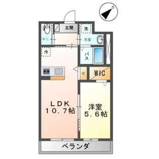 カーサ・グラン 伊都【3階】の間取り