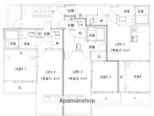フォレスト横浜【2階】の間取り