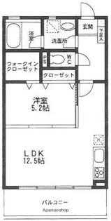 ラベンダー伊都【403号室】の間取り