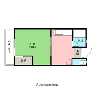 フリーライフ笹山【101号室】の間取り
