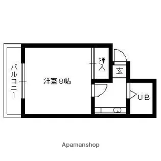 ニューハイム室見【3階】の間取り