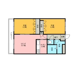 ミストラルⅠ【1階】の間取り
