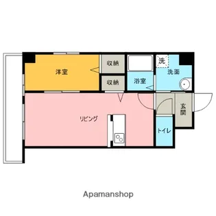アメニティ九大学研都市駅前【5階】の間取り