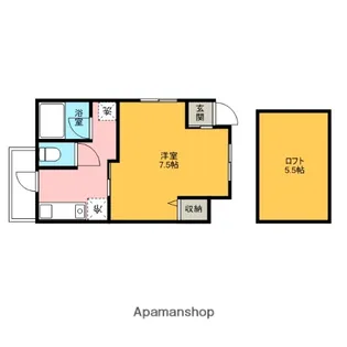 パサージュ高田【102号室】の間取り