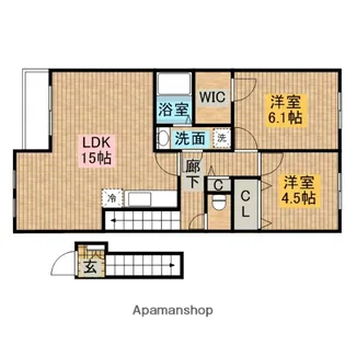 セピアコート【2階】の間取り