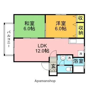 モーニングサン【103号室】の間取り