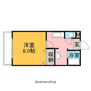 オーパスワン【301号室】の間取り