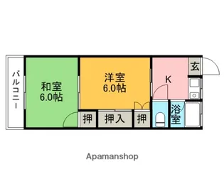 希望ハイツ【203号室】の間取り
