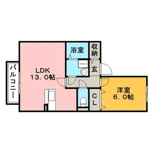 アンシャンテ【2階】の間取り