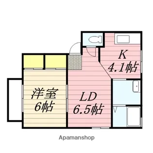 プレジール【101号室】の間取り