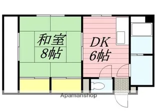 みつわハイツ【201号室】の間取り