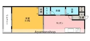 福岡県久留米市宮ノ陣2丁目【アパート】の間取り