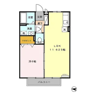 アビタシオン【2階】の間取り