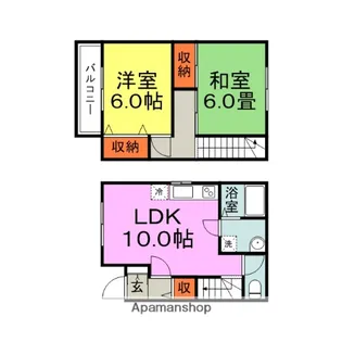 コーポシャトレ【103号室】の間取り