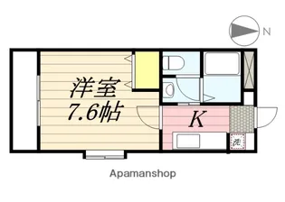 レジデンスHEIWAⅡ棟【101号室】の間取り