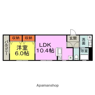 佐賀県鳥栖市今泉町【マンション】の間取り
