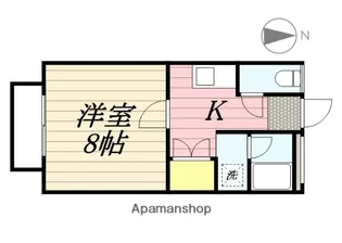 福岡県朝倉市屋永【アパート】の間取り