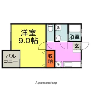 福岡県久留米市宮ノ陣4丁目【マンション】の間取り