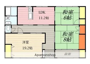 福岡県朝倉郡筑前町朝園【一戸建】の間取り