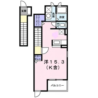 アベニュー二日市【2階】の間取り