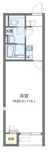 レオネクストGRACEK【201号室】の間取り