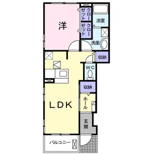 フィールド・レジデンスA【1階】の間取り